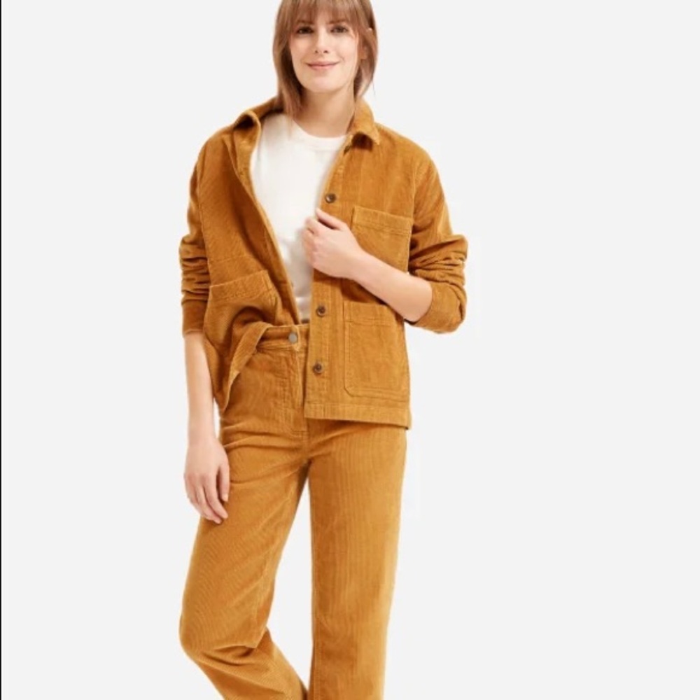 Everlane corduroy straight leg crop